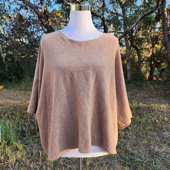 NEW Free for Humanity Wool Relaxed Fit Pull Over Cozy Crop Sweater One Size - Picture 2 of 14